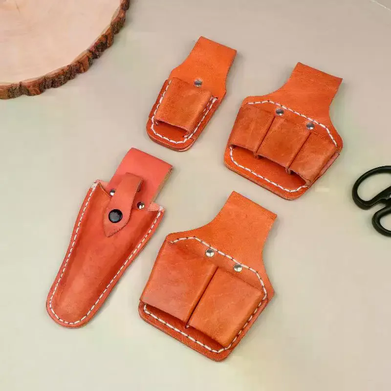 1개 휴대용 버클 파우치 공구 가방 전기공 허리 홀더 플라이어 보관 가드닝 트리밍 도구 가지치기 가위용