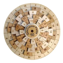 Montessori Number Puzzle Brain Teaser IQ Test Toys Educational Mind Games Wooden Digital Huarong Road Children Learning Gifts