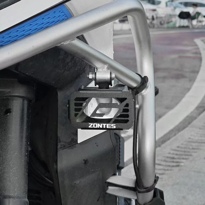 Motorcycle LED Fog Light Protector Guard Foglight Lamp Cover For ZONTES 368G 368 G 368-G 703F 703 F Fog lamp decorative cove