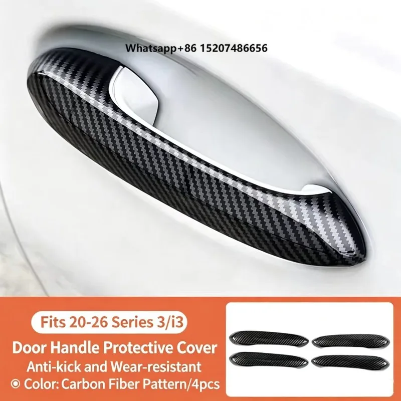 19-24 Models of A90  Dry Carbon Fiber Door Handle Cover Scratch-resistant and Wear-resistant Modified Accessories