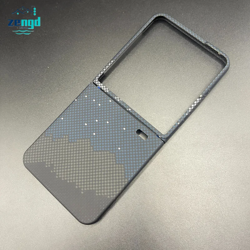 حافظة لهاتف Honor Magic V Flip 2 شحن لاسلكي مغناطيسي من ألياف الكربون الأراميد غطاء حماية كامل مضاد للسقوط ومضاد للخدش