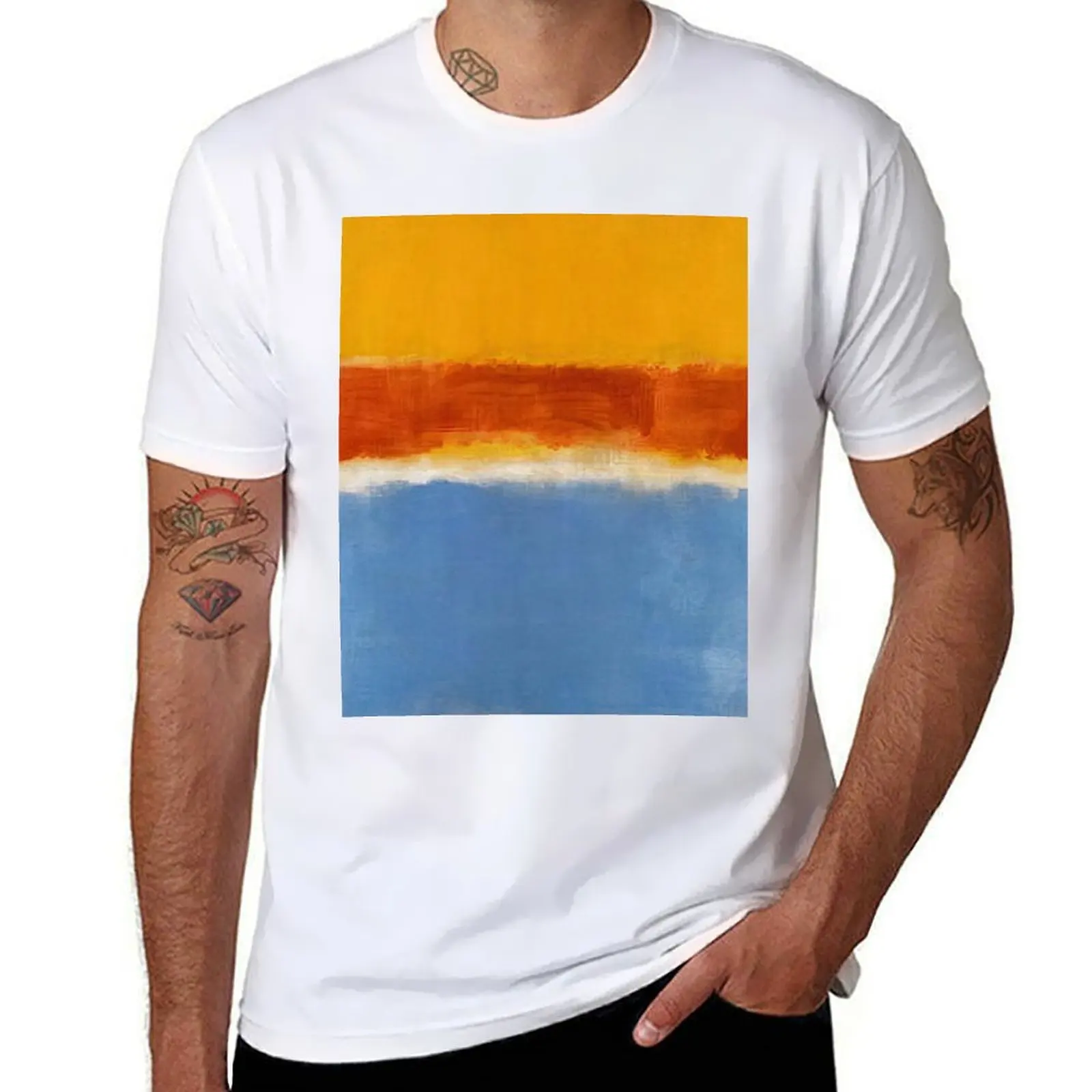

Mark Rothko - Untitled (Yellow, Red and Blue) - 1953 T-Shirt man t shirts graphic T-Shirt