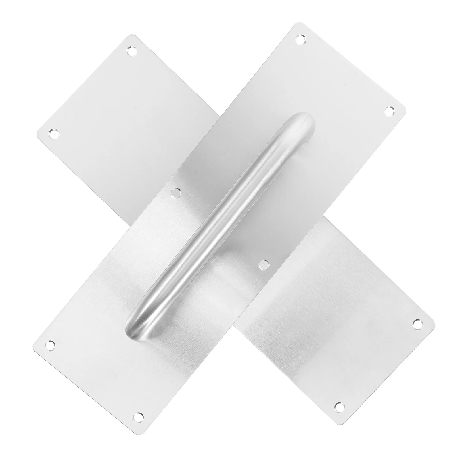 

2pcs Stainless Steel Pull Push Handle Plate For Cabinet Sliding Garage Gate Fire Door Hardware Door Pull Handle