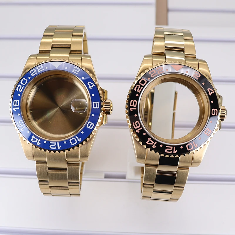40-mm-Gehäuse und Armbänder für Taucheruhren, aus 316L-Edelstahl, mit Saphirglas, passend für NH35, NH36, NH34, NH70, Miyota 8215, ETA 2824, PT5000, YACHT. – Detail 2