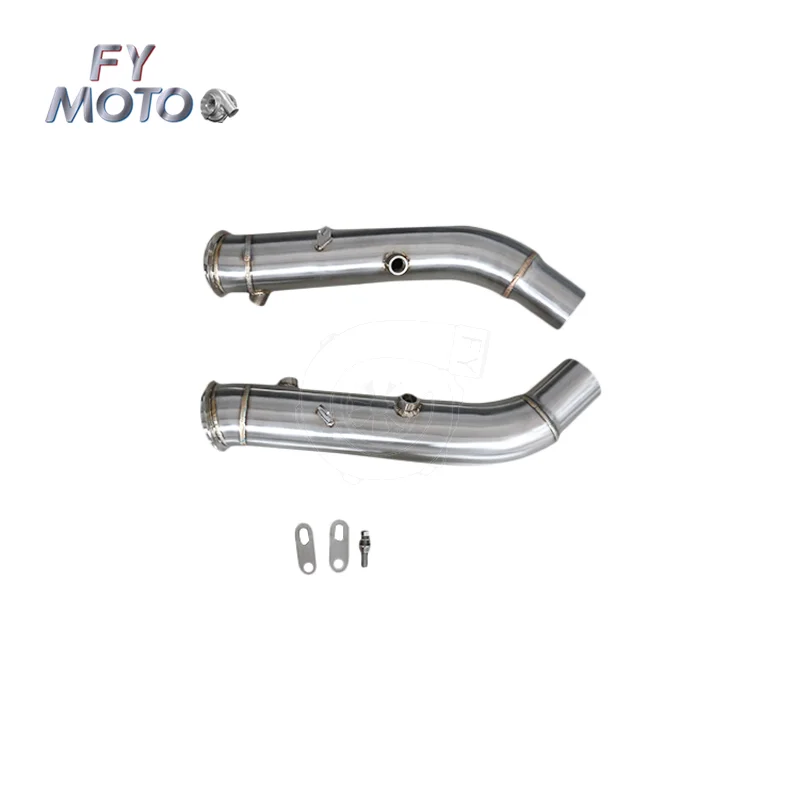 SS304 Stainless Steel Turbo Exhaust Downpipe For ALFA Romeo Giulia 2.9T Performance Exhaust Pipe Replacement Parts