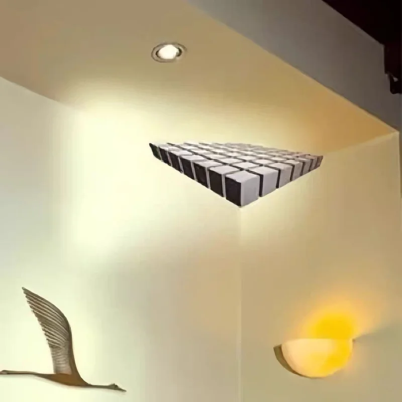 Impossible Corners Wall Art That Reshape Reality 3D Illusion Mural Stickers Illusion Wall Sticker Detachable Home Decor Sticker