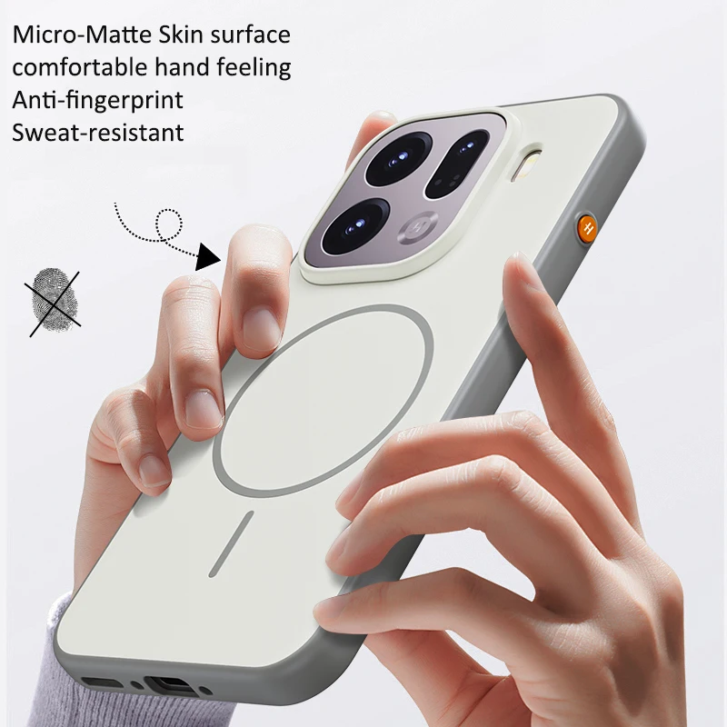 حافظة مغناطيسية قوية ملونة من Young Fashion Trend لهاتف OPPO Find X9 Pro / Find X9 Magnets Magsafe Shell #5