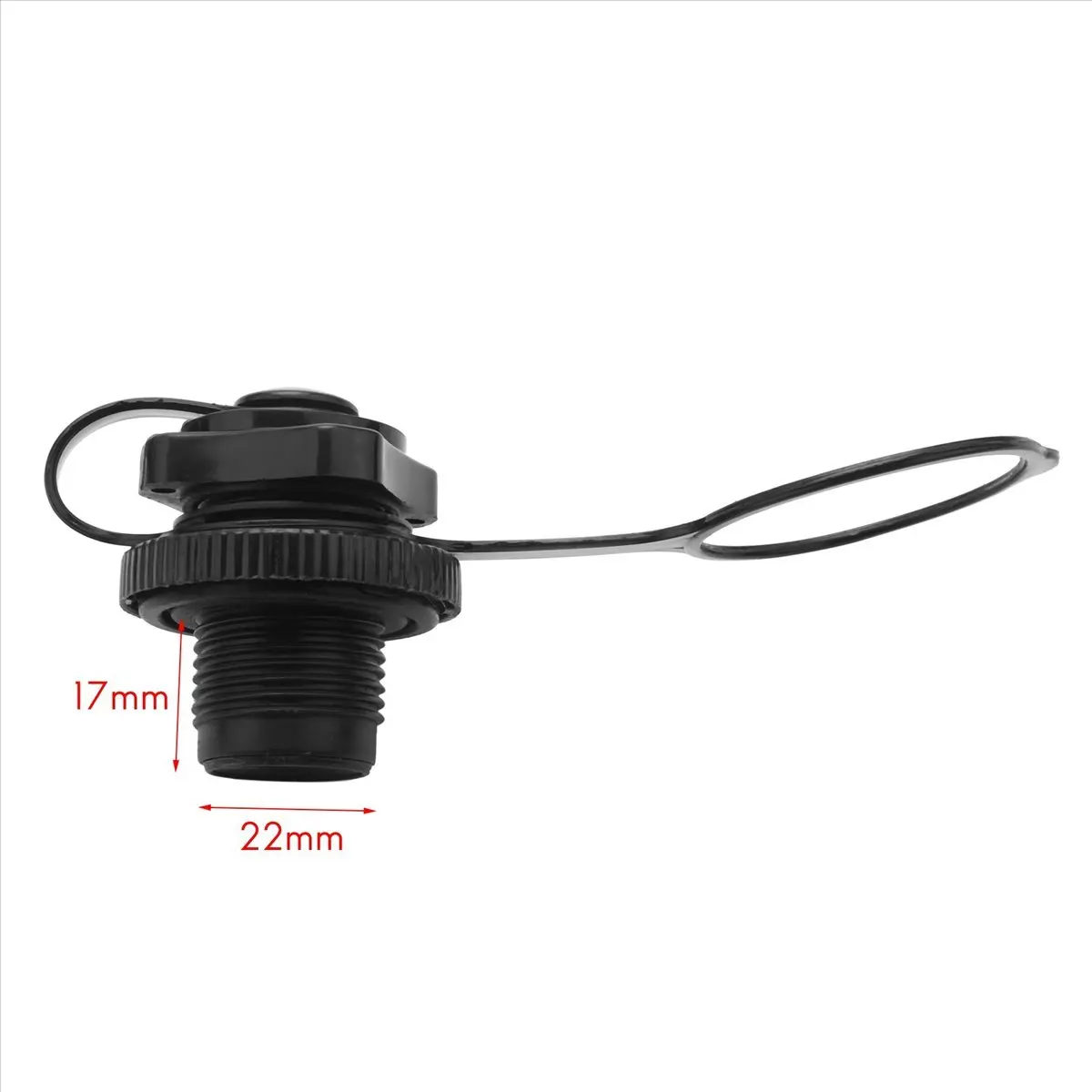 【CYBER MONDAY】4Pcs Boston Valve Replacement Universal Air Valve for Inflatable Raft Pool Boat Kayak Replacement