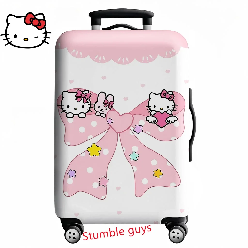 

Kawaii Hello Kitty Luggage Cover Fits 18-32 Inch Suitcases Cute Anime Travel Protector