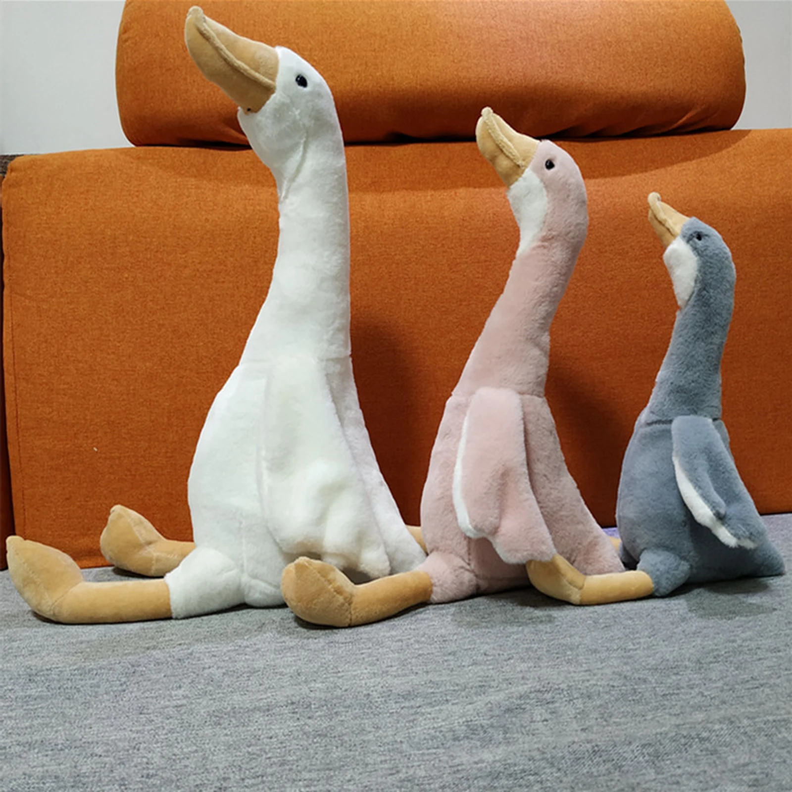 40cm Long Neck Goose Stuffed Plush Doll Cute Soft Stuffed Dolls Plushie Animals Toys for Kids Baby Children Birthday Gifts