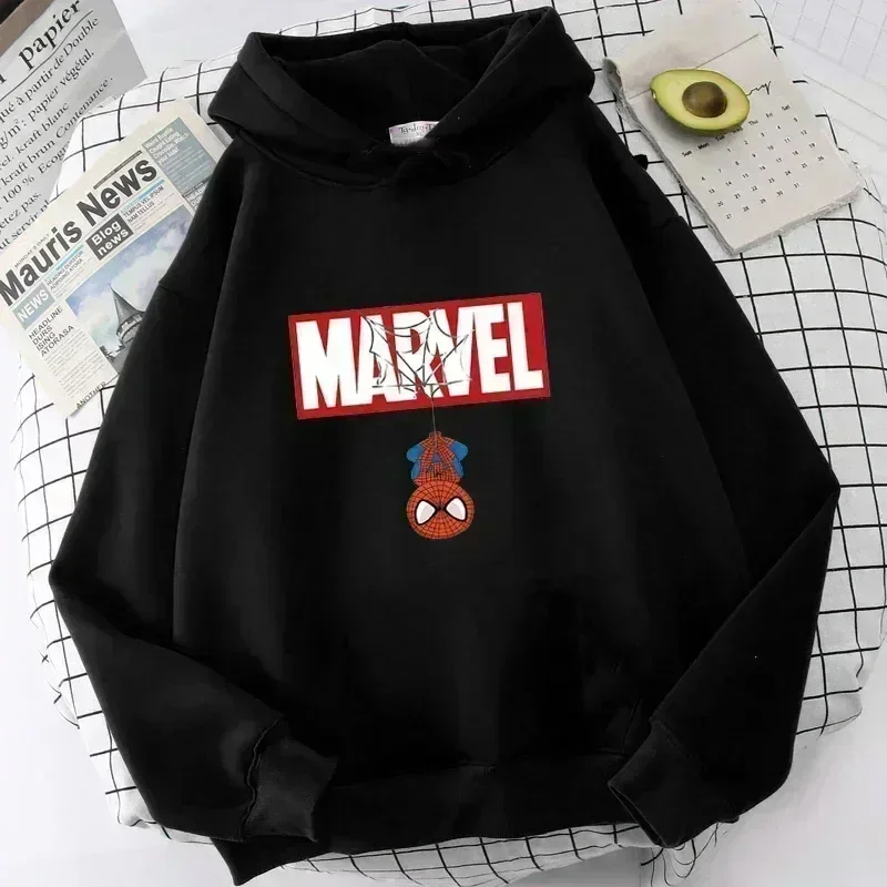 Daily Disney Printed Men Hoodies Marvel Super Hero Creative Fashion Graphics Comfortable Trendy Autumn Winter Male Sweatshirts