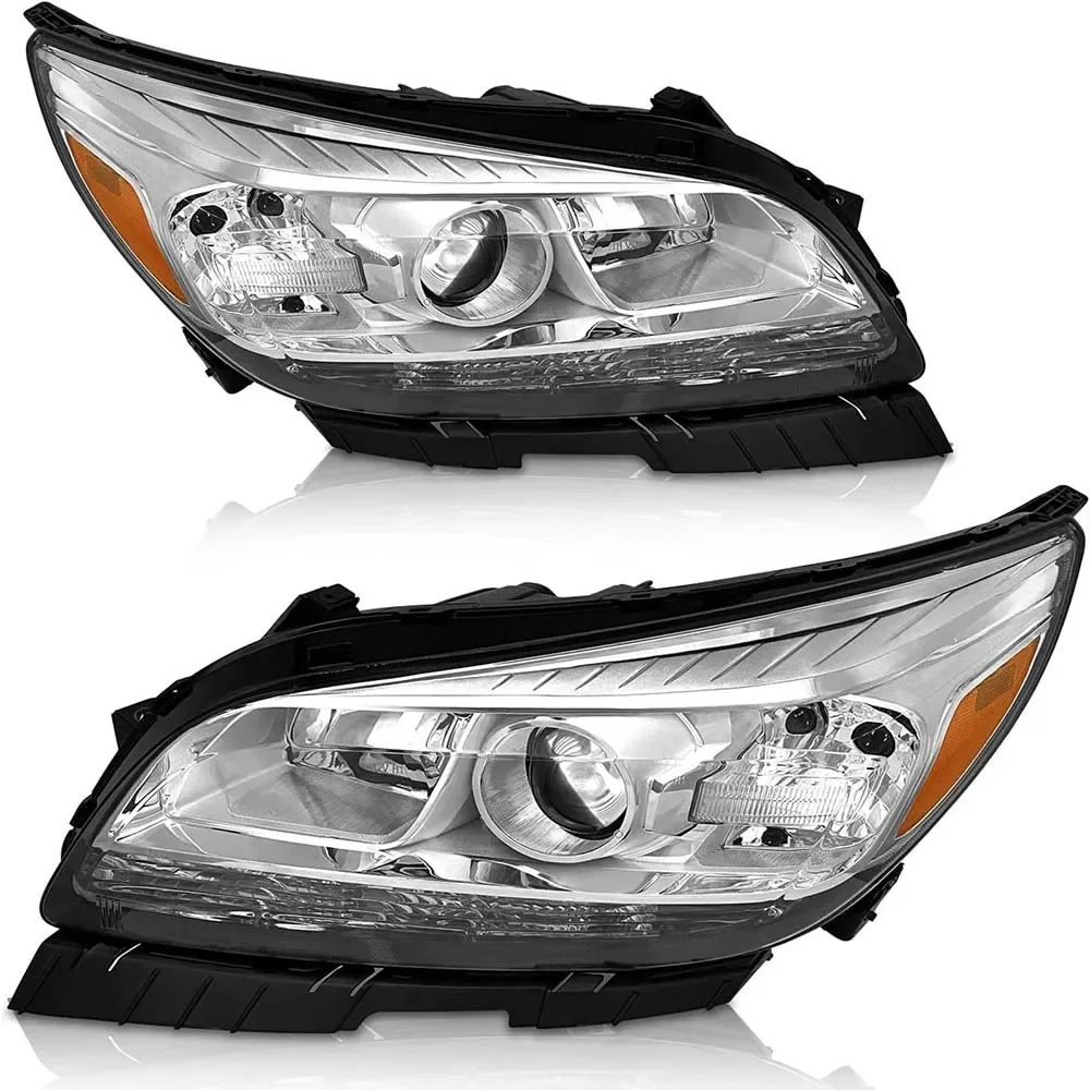 

1 Pair 2 Piece Headlight Head Light for Chevrolet Chevy Malibu 2013 2014 2015