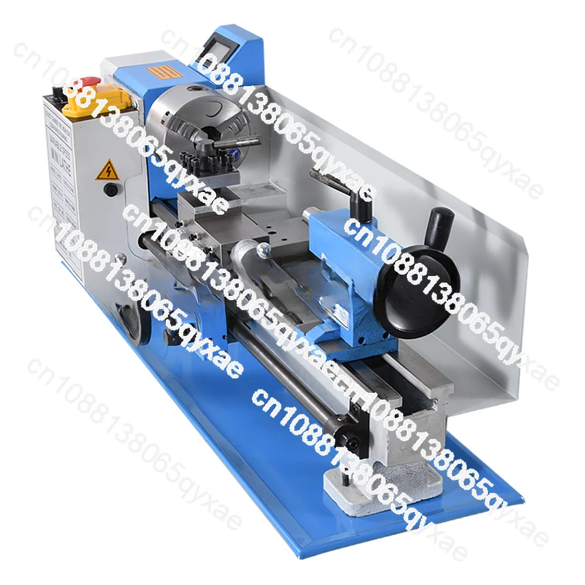 New 0618 110V/220V Mini Lathe Machine Benchtop Metal  Tool Household DIY Small Stainless Steel  Processing