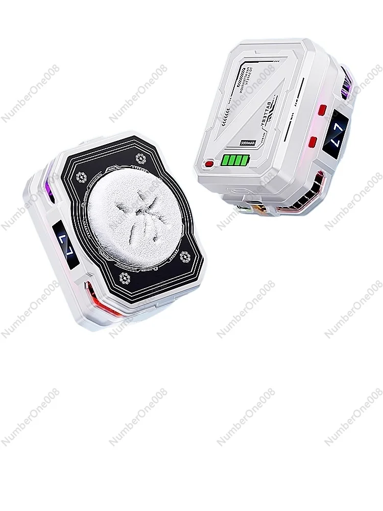 

Wireless Charging Phone Cooler with Built-in Battery, Magnetic Semiconductor Fan Gaming & Streaming Essential