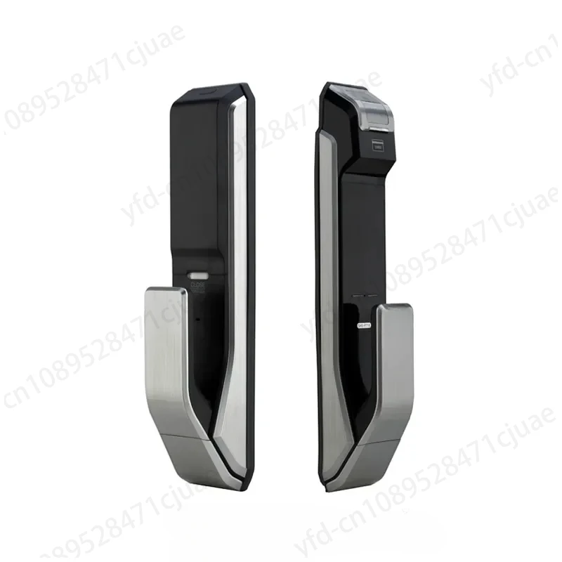 Push Pull Handle CD  forP718 with Fingerprint Digital Smart Home Lock and Rfid Card Verification