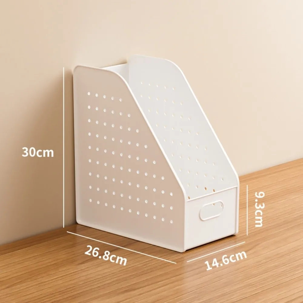 

Pegboard Design Desktop File Storage Rack DIY with Pegboard Organizer Perforated Board Storage Box Stable File Organizer Holder