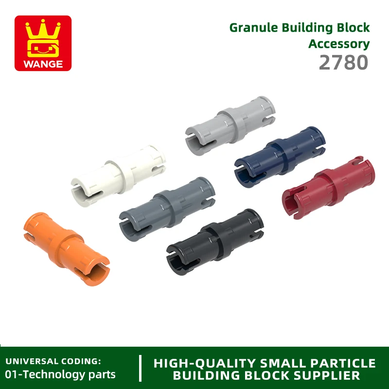 Wange 714pcs/Lot 2780Technical Pinwith Short Friction Ridges Accessories Compatible with Brick DIY Children's Toy Assembly Parts