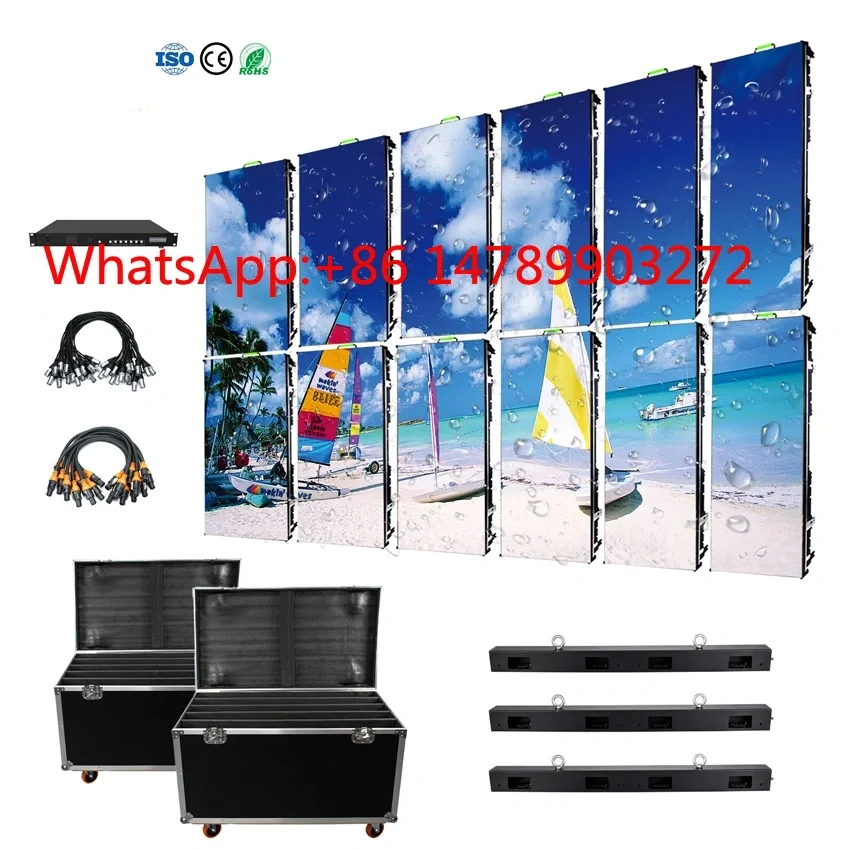 

2026 New P2.6/P2.9/P3.9/P4.8 Full Color Rental Display Panels IP65 Waterproof Indoor Outdoor Pantalla LED Screen
