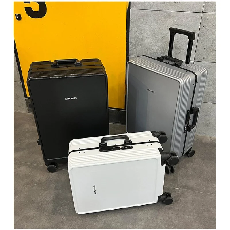 Luggage High-Profile Figure Men's and Women's Boarding Bag Color Trolley Case Outdoor Universal Wheel Fashion Travel Suitcase