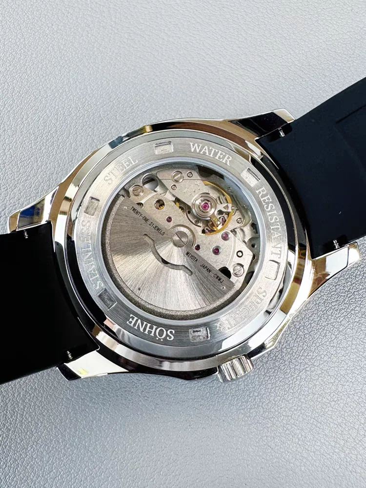 Specht&Sohne Mens Watches 2025 Mechanical Automatic Watch For Man Miyota 8125 Movt Steel Rose Gold Waterproof Relogio Masculino