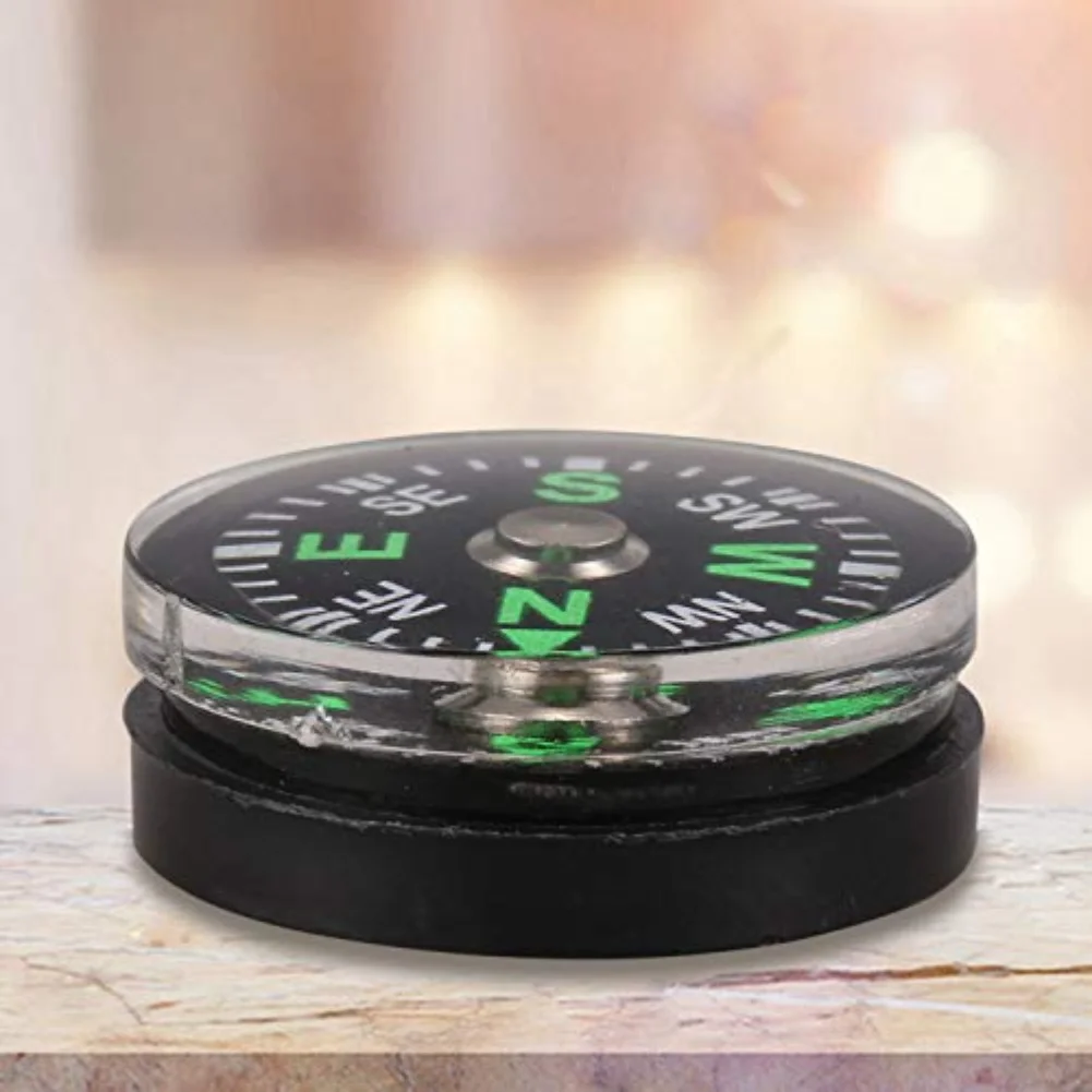 20MM Portable Mini Pocket Outdoor Adventure Travel For Compass Survival For Compasses Button Design Practical Guider