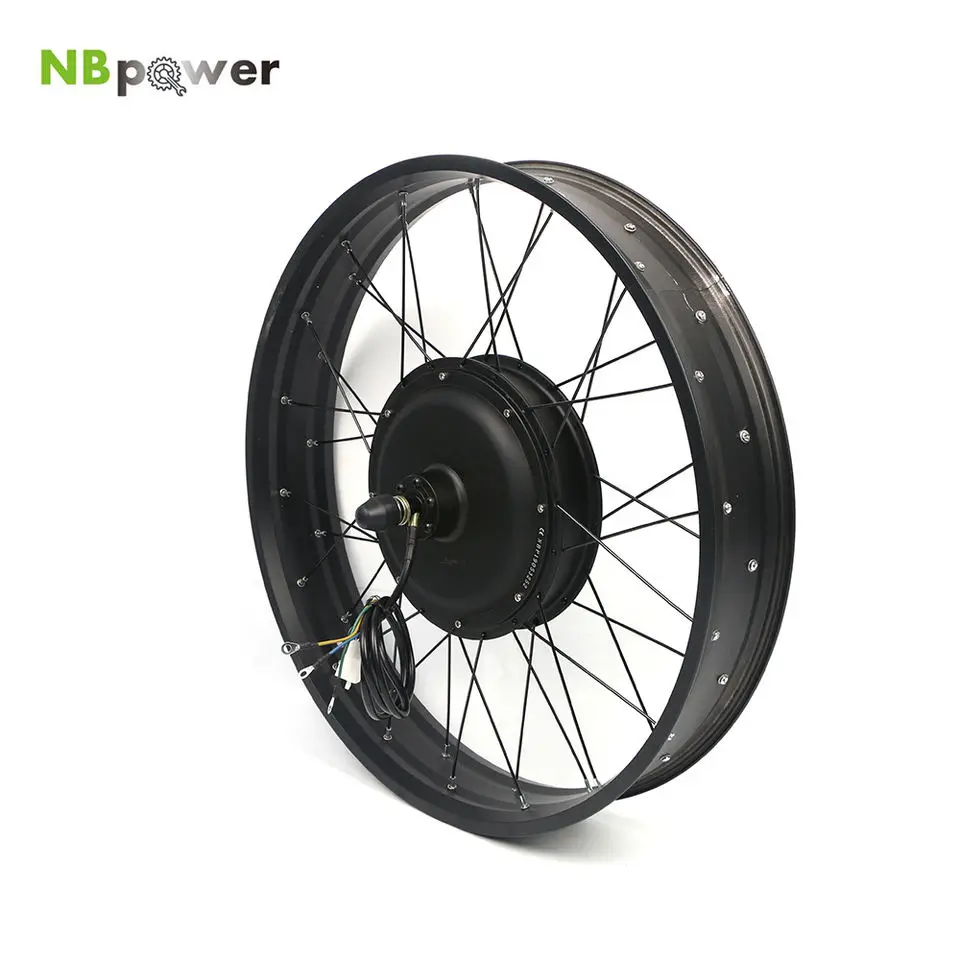 72v 5000w 20X4.0 electric bicycle brushless hub motor ebike conversion kit with KENDA tyre