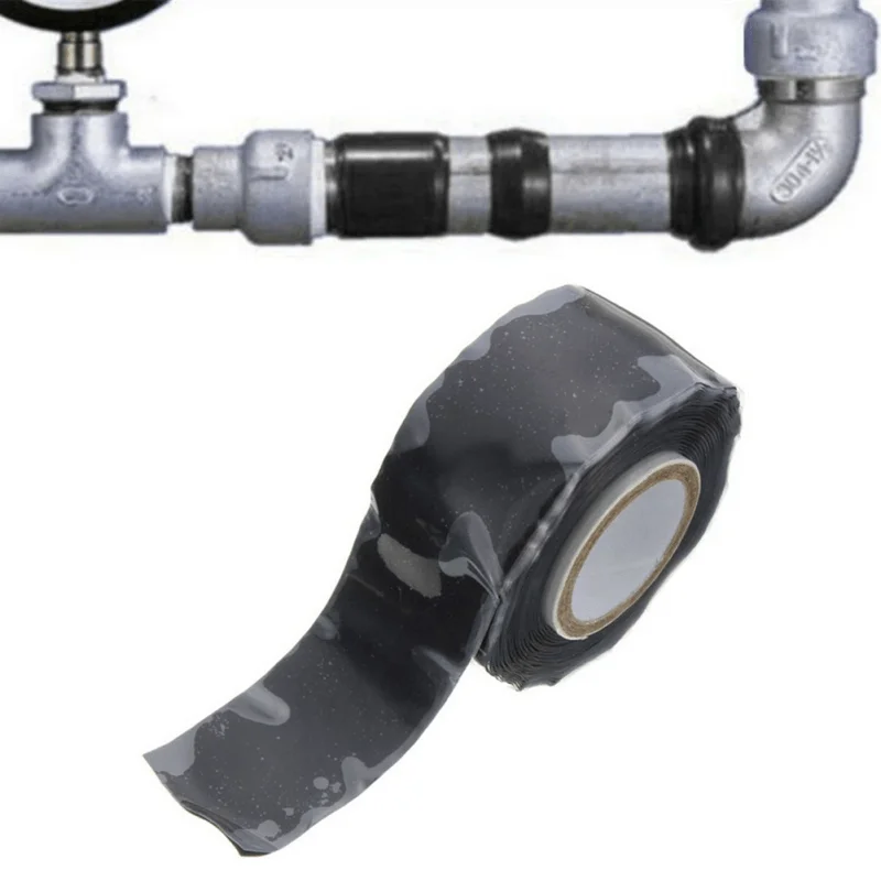Silicone Repair Tape, Self Fusing Wire Hose Bonding, Transparent Rescue Performance Pipeline Seal, Water Pipe Strong Repair