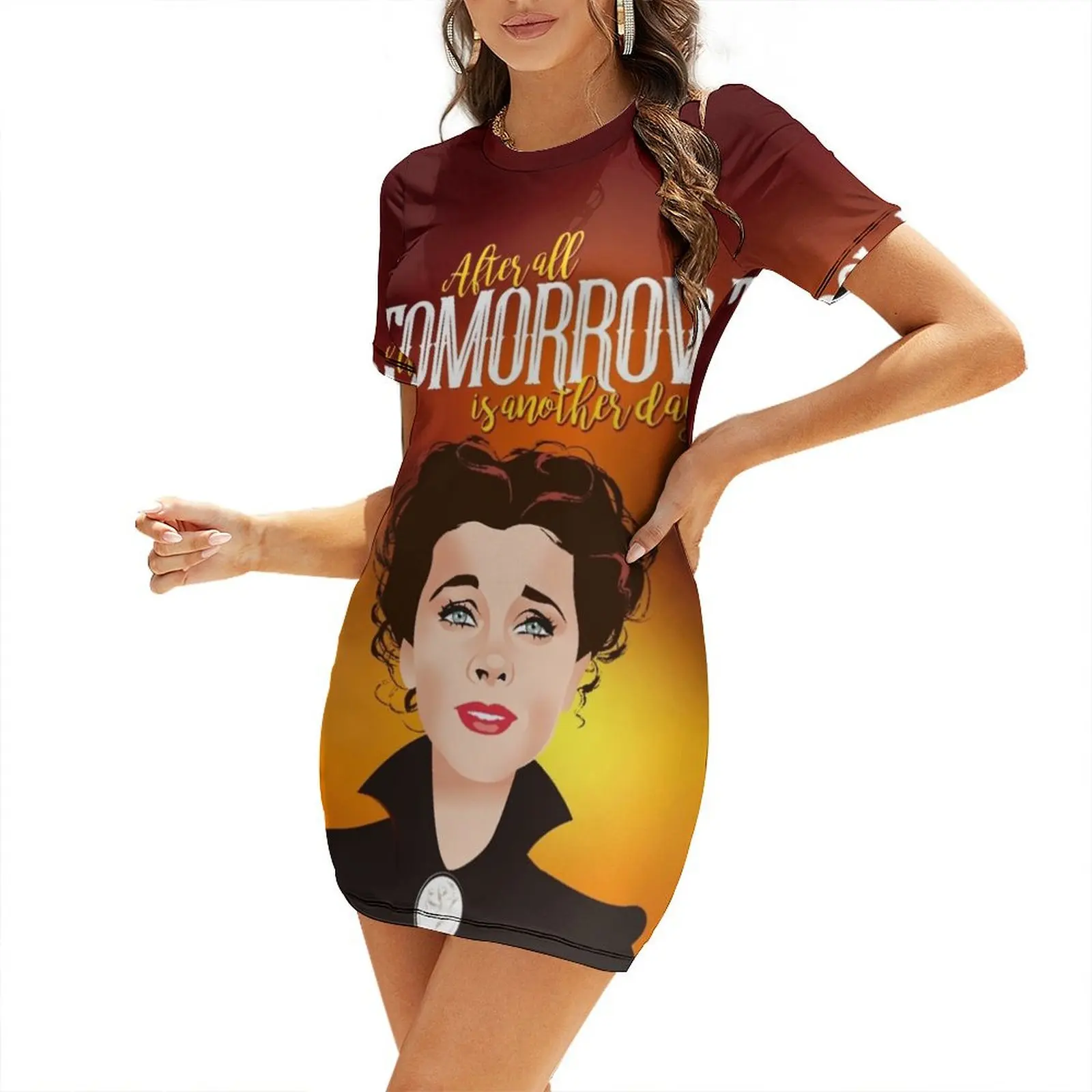 

Tomorrow Short-Sleeved Dress womens dress party dresses women women's summer jumpsuit dresses for womens 2025 Dress