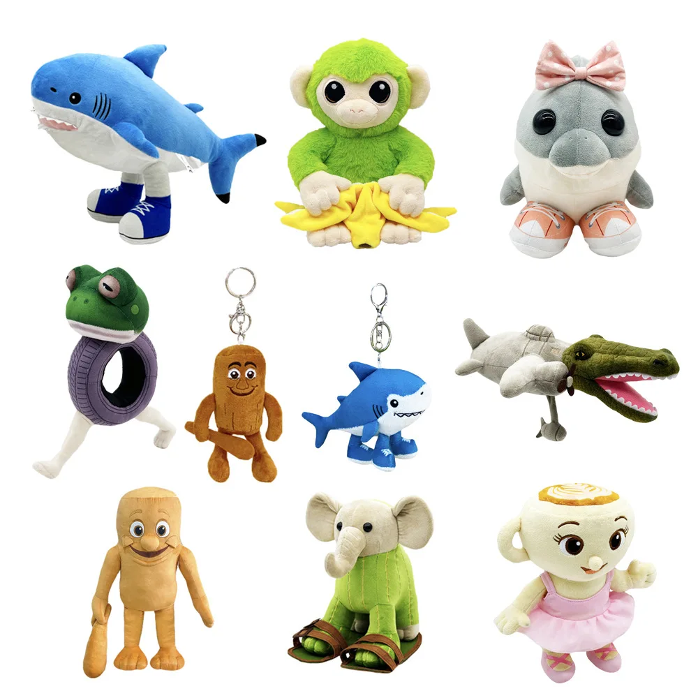 

Tungtungsahur Italian Brainrot Tralalero Tralala Ballerina Cappuccina Animal Plush Toy Fun Plush Toy Companion Doll Gift