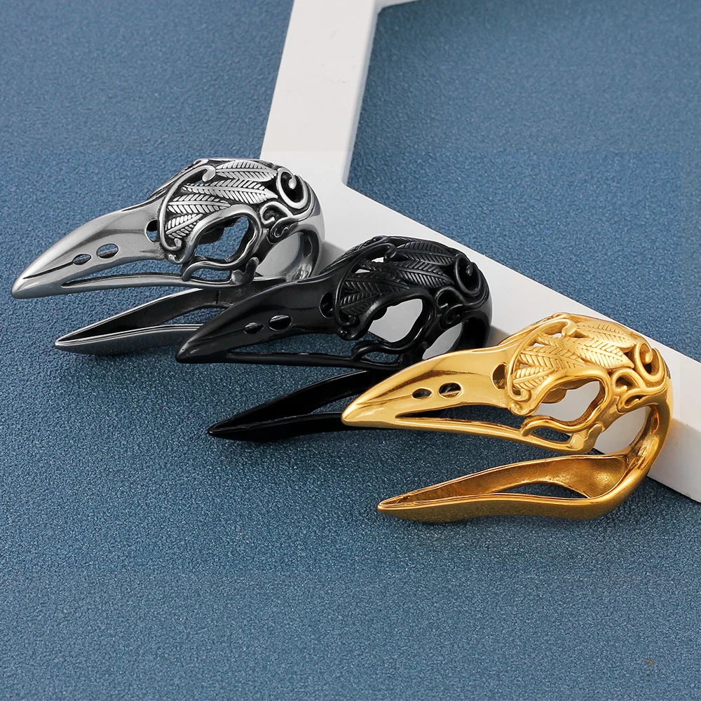 Giga 1/2Pcs Bird Ear Weights Hangers Stainless Steel 9/14 inch Ear Plugs Tunnel Dangle Gauges Body Jewelry Piercing Earrings