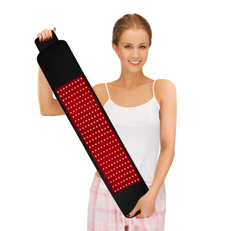 Infrared & Red Light Therapy Device Wearable Led Therapy Pad Wrap for Pain Relief Red Light Therapy Belt 10 Hz Pulse