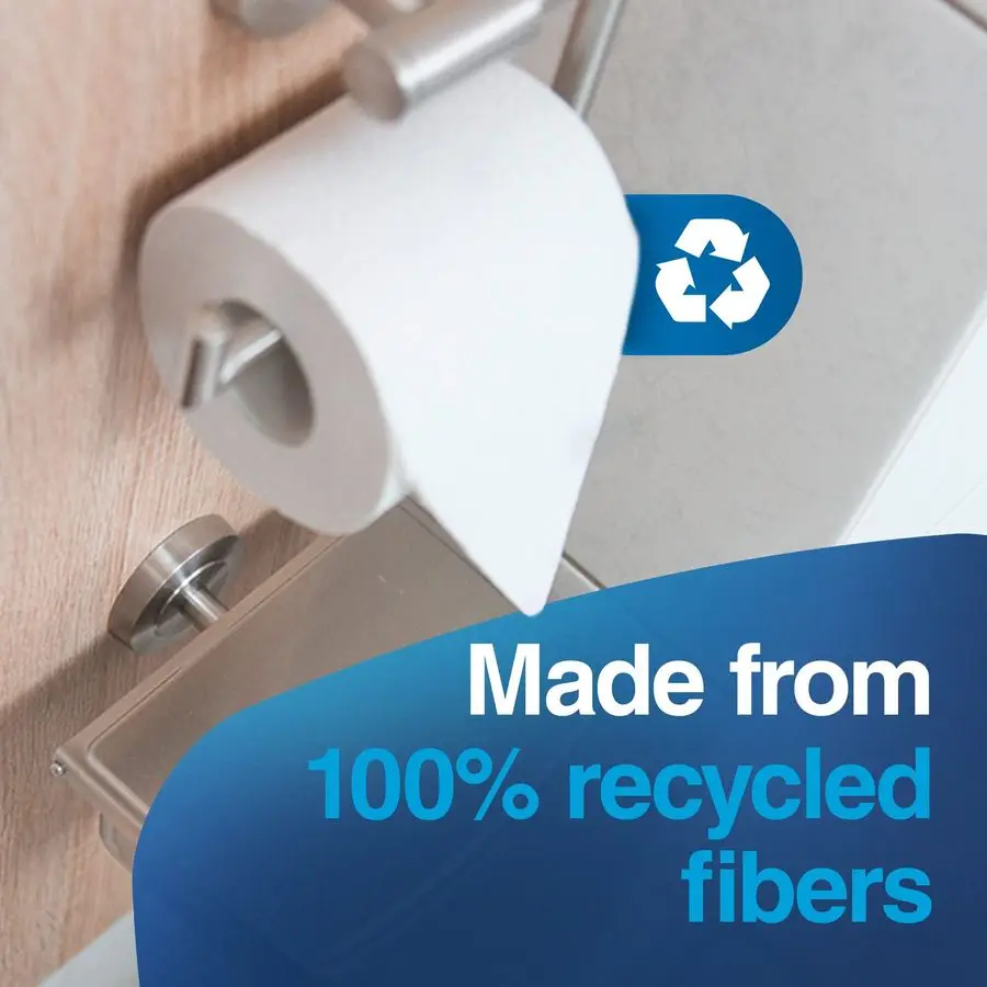 Bath Tissue Roll Advanced 2ply For everyday use at home Biodegradable 4x3.75, 500 sheets roll, 48 rolls case