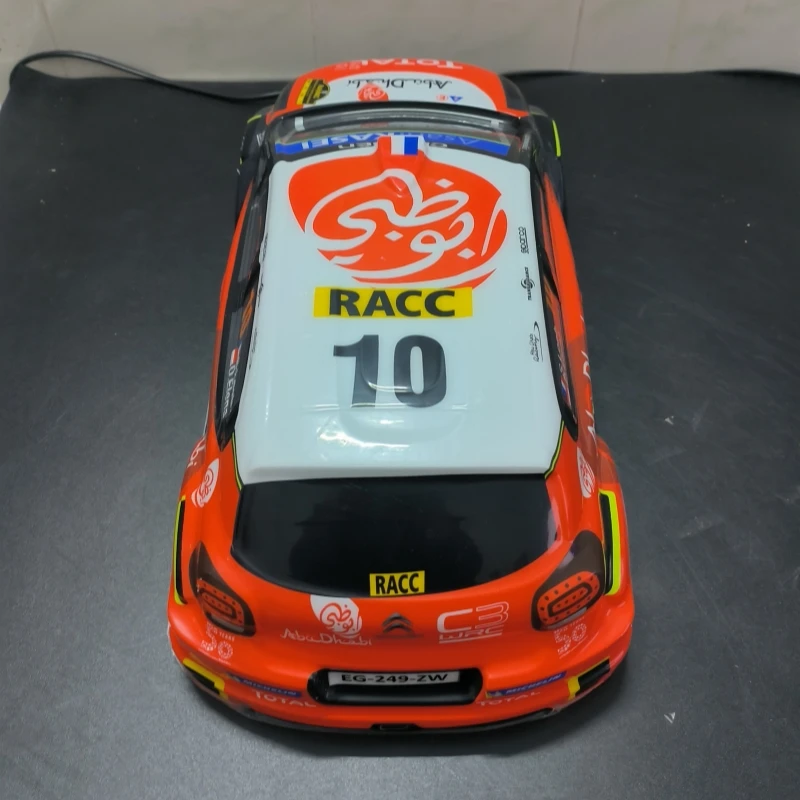 1/10 WRC RC rajd karoseria shell, szerokość 195mm, 255mm rozstaw osi drift podwozie dla Tamiya TT01 TT02 HSP 94123