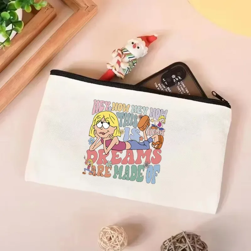 حقيبة ديزني كيوت ليزي ماكجوار توت هذا هو ما تكون الأحلام مصنوعة من حقيبة قماش ريترو حقيبة تسوق محمولة لرحلة ديزني #5