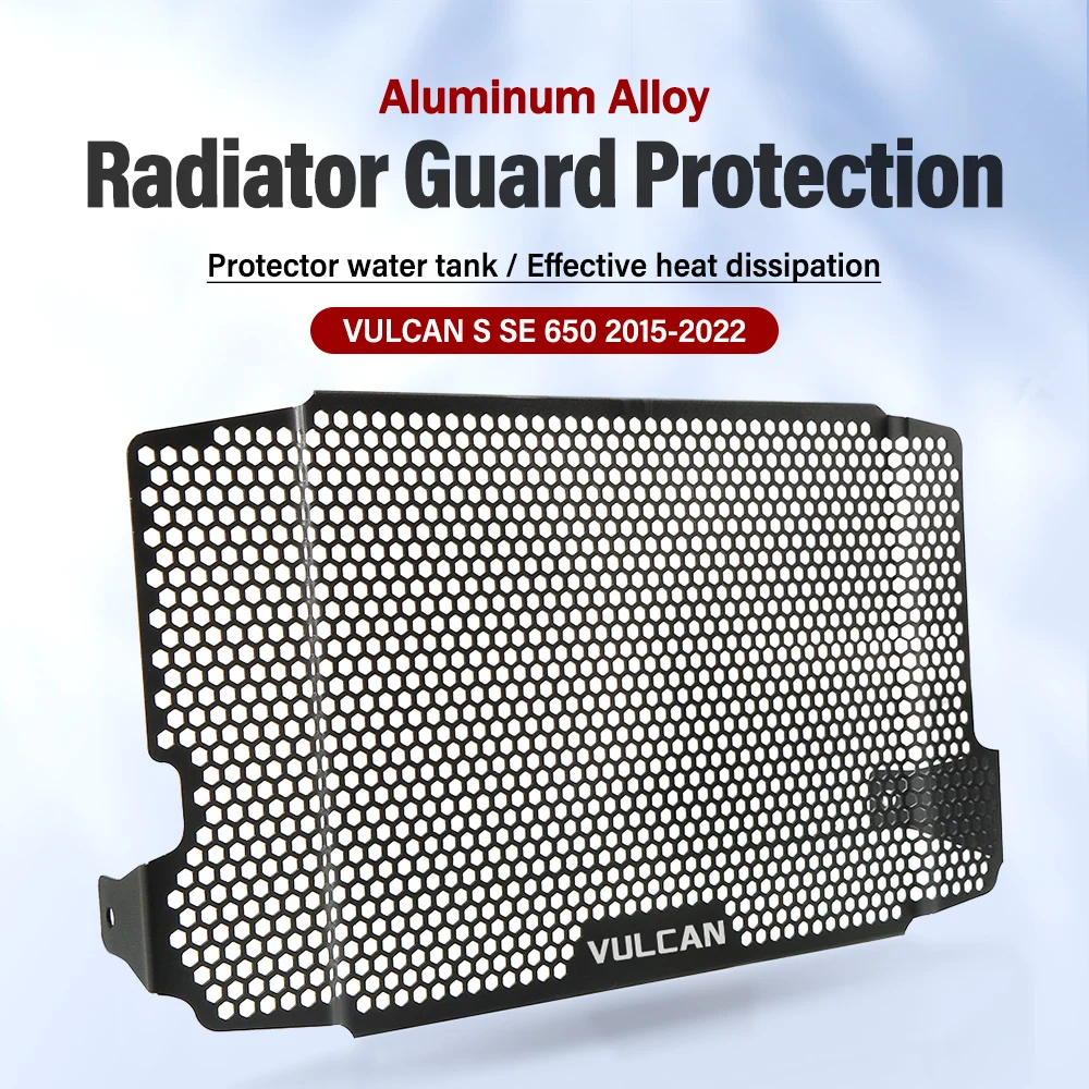 

For Kawasaki Vulcan S Sport Performance Cafe Light Tourer SE 2015 - 2021 Motorcycle Radiator Grille Grill Protective Guard Cover