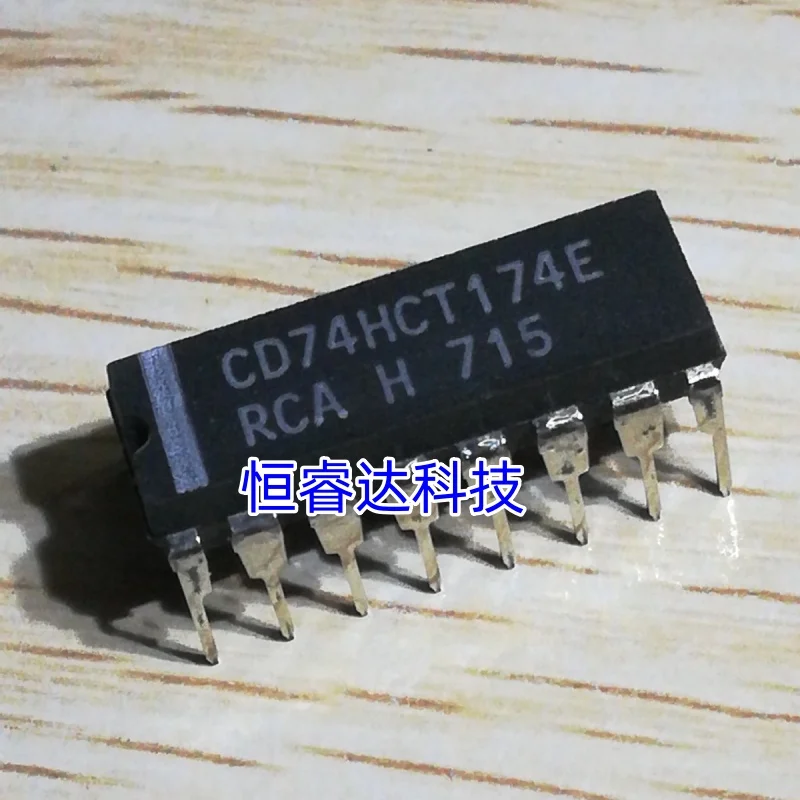 10Pcs CD74HCT174E 74HCT174 HCT174E New&original High Speed CMOS Logic Hex D-Type Flip-Flop with Reset IC NEW