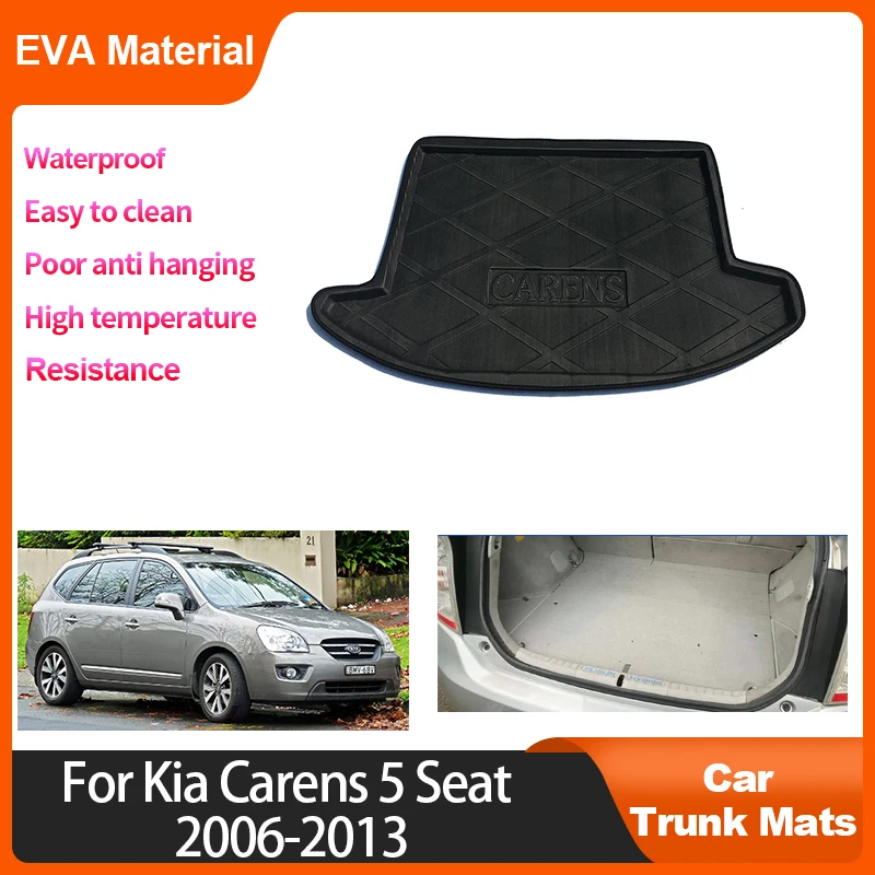 

Trunk Mat For Kia Carens Kia Rondo 5 Seat 2006 2007 2008 2009 2010 2011 2012 2013 Accessorie EVA Waterproof Protecion Cushion