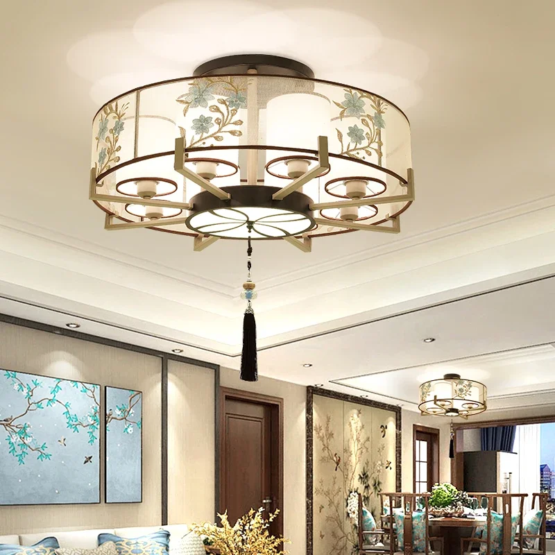 lamp, simple and modern, atmospheric living room main lamp bedroom, study dining room lamp, Chinese style hotel, catering lamp