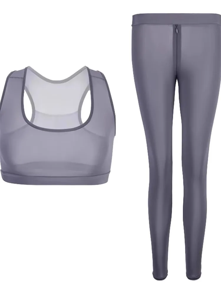 Outdoor yogabroek Dames sexy strakke sportbroek Paar auto datum basislaag broek midden rits ontwerp Casual lange broek
