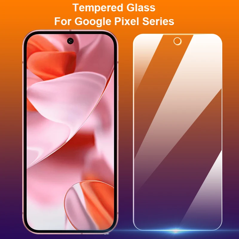 For Google Pixel 11 10 10a 9 9a 8 8a 7 7a 6 6a Pro Fold XL Clear Tempered Glass 9H 2.5D Screen Protector Protection Film