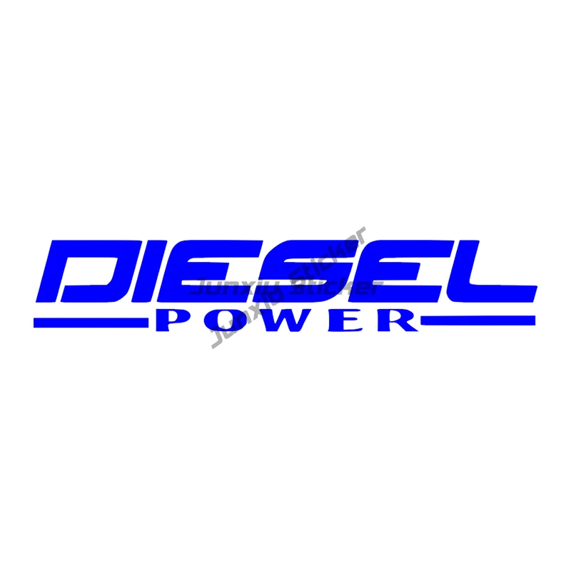 Diesel Power Die-Cut Vinyl Decal Car Sticker Waterproof Auto Decors on Carbody Bumper Rear Window Laptop