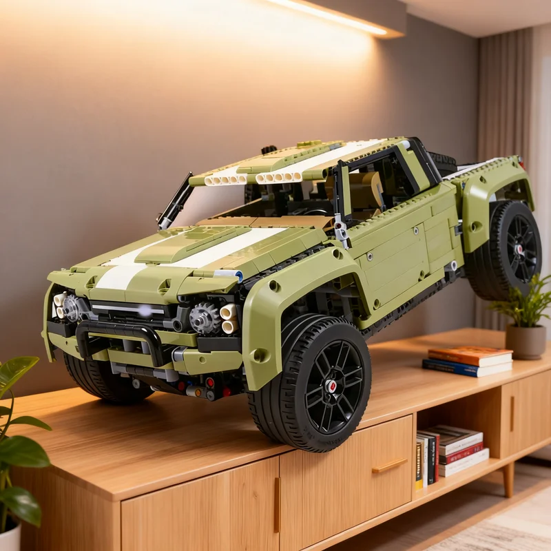 2573pcs MOC Stadium Truck - Defender Technical B Model Building Blocks Christmas Gift Toy Construction Display 3D DIY Assemble