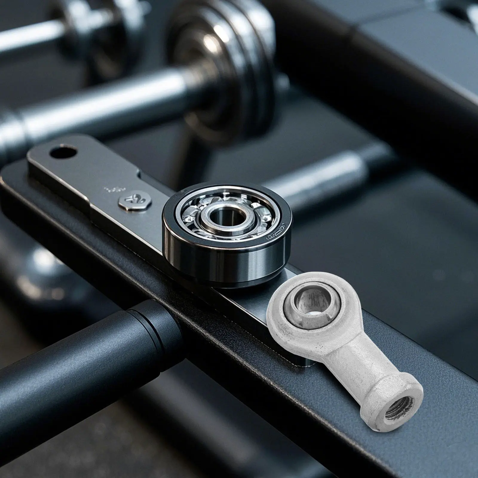 Fish Eye Radial Bearing Heavy-Duty Internal Thread 360 Degree Rotation Smooth Low Noise Rod End Joint for Fitness Equipment