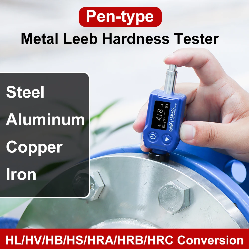 On Sale LS252DC Small Size Portable Hardness Testers Digital Metal Leeb Hardness Tester for Narrow Space