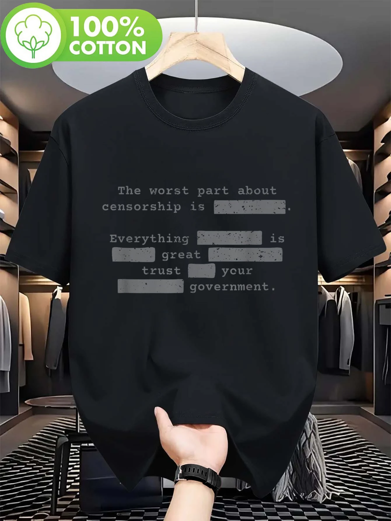 The worst part of the censorship system for men is that everything is beautiful, trust your government 