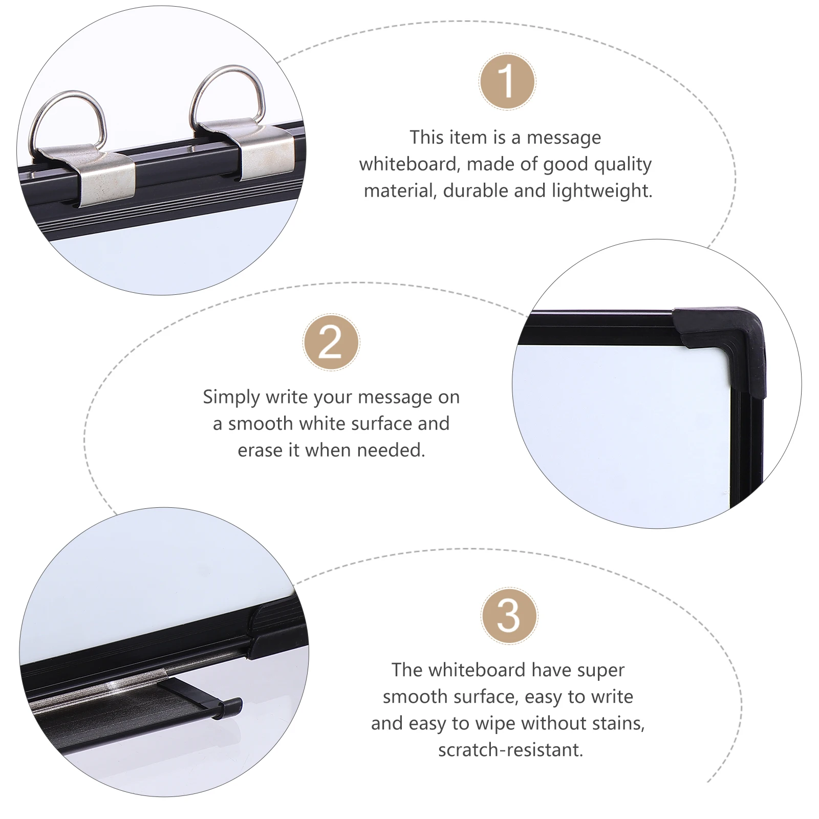 

White Board for Kids Magnetic Whiteboard Erasable Office Message Graffiti Child