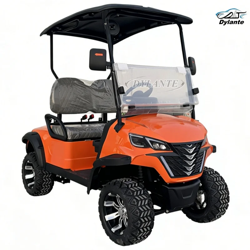 

New 4 Seats China Factory Custom Club Hunting Car Battery Operated Golf Carts Carbon Fiber Dashboard Electric Golf Buggy