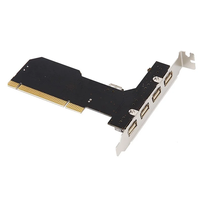 USB2.0 Expansion Card PCI to 5 USB2.0 Adapter Card NEC Chip Expansion Adapter Card Desktop Riser Card