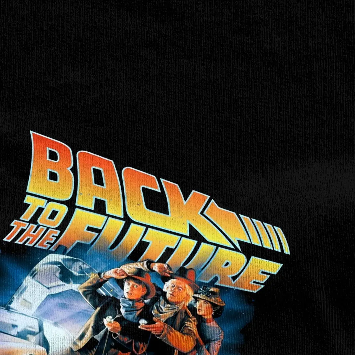 Back To The Future Movie T Shirt American Science T Shirts Short-Sleeved Y2K Fun Tops Summer Cotton O Neck Plus Size Clothing