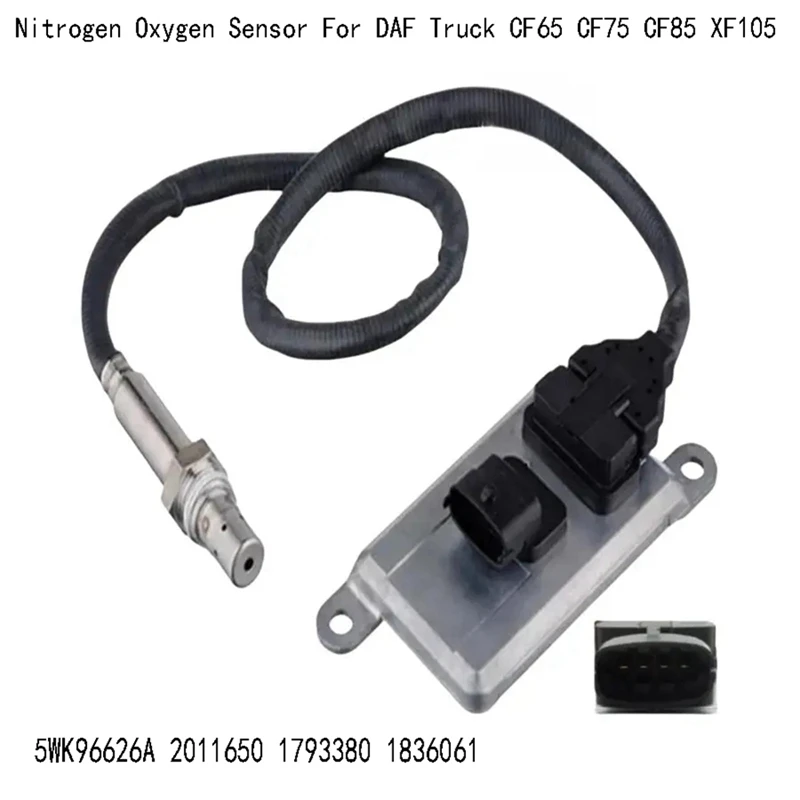 5WK96626A NOX Sensor 24V Nitrogen Oxygen Sensor Replacement For DAF Truck CF65 CF75 CF85 XF105 2011650 1793380 1836061